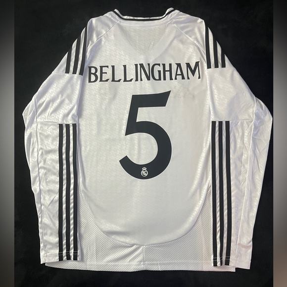 adidas Other - Bellingham #5 Real Madrid Longsleeve S-M Soccer Jersey Home White